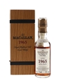 Macallan 1965 36 Year Old Fine & Rare Collection Bottled 2002 - Cask No.4402 5cl / 56.3%