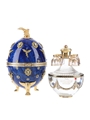 Faberge Art's Applied Craft Imperial Vodka Blue Faberge Egg 70cl / 40%