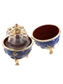 Faberge Art's Applied Craft Imperial Vodka Blue Faberge Egg 70cl / 40%