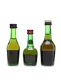 Assorted Cognac Miniatures Courvoisier, Martell, Camus 3 x 2cl - 5cl / 40%