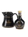 Glenfiddich 18 Year Old Ancient Reserve & Branded Water Jug Black Ceramic Decanter 5cl / 43%