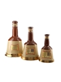 Bell's Old Brown Decanter Bottled 1980s 3 x 18.75cl-75cl / 40%