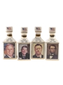 Pointers Ceramic Decanters Blended Scotch Whisky Presidents of the United States of America 4 x 10cl / 40%