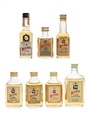 White Horse Bottled 1960s - 1990s 7 x 5cl