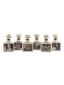 Pointers Ceramic Decanters Royal Family 6 x 5cl