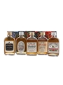 Linkwood 100 Proof, Strathisla 100 Proof, Glenlivet 8 Year Old 100 Proof, Glenfarclas 8 Year Old 100 Proof & Glen Grant 10 Year Old 100 Proof Bottled 1960s-1970s - Gordon & MacPhail 5 x 5cl / 57%