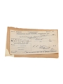 Prohibition Medicinal Liquor Prescription, Dated 1922  