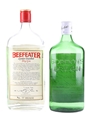 Gordon's Special Dry London Gin & Beefeater Dry Gin Bottled 1970s 2 x 75cl