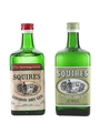 Squires London Dry Gin Bottled 1970s 2 x 75.7cl / 40%