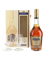 Martell 3 Star VS Bottled 2011 - Gift Set With Tasting Glasses 70cl / 40%