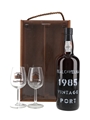 1985 Real Cavelha Vintage Port With Glasses 75cl / 21%