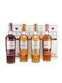 Macallan The 1824 Series Gold, Amber, Sienna & Ruby 3 x 70cl & 75cl