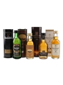 Assorted Single Malt Scotch Whisky Macallan 10 Year Old, Glenmorangie 18 Year Old, Glenfiddich 12 Year Old & Highland Park 12 Year Old 4 x 5cl