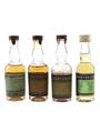 Chartreuse Green Voiron Bottled 1951-1956 & 1956-1964 & 1980s 4 x 4.5cl / 55%