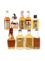 Assorted American Kentucky Bourbon  9 x 5cl