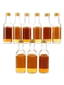 Connoisseurs Choice Miniatures Bottled 1980s - Gordon & MacPhail 9 x 5cl / 40%