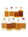 Assorted Single Malts Bottled 1970s-1980s - Gordon Macphail 9 x 5cl