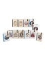 Rutherford's Ceramic Decanters Montrose Potteries - Ceramic Book Miniatures 12 x 5cl