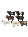 Rutherford's Ceramic Bull Decanters  7 x 5cl / 40%
