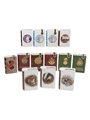 Rutherford's Ceramic Decanters Montrose Potteries - Ceramic Book Miniatures 13 x 5cl
