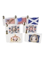 Rutherford's Ceramic Flag Decanters  7 x 5cl / 40%