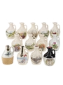 Rutherford's Ceramic Decanters Montrose Potteries 13 x 5cl / 40%