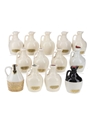 Rutherford's Ceramic Decanters Montrose Potteries 13 x 5cl / 40%