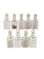 Rutherford's Ceramic Decanters Montrose Potteries 9 x 5cl / 40%