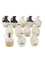 Rutherford's Ceramic Decanters Montrose Potteries 12 x 5cl / 40%