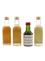 Drumbowie 21 Year Old, Whalligoe 13 Year Old, Bladnoch and Largiemeanoch 22 Year Old Whisky Connoisseur 4 x 5cl