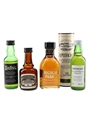 Assorted Single Malts Ardbeg 17, Bowmore 12, Highland Park 12 & Laphroaig 10 3 x 5cl & 10cl