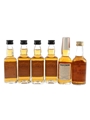 Assorted American Whiskey Jack Daniel's, Old Crow & Wild Turkey 6 x 5cl