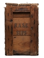 R.A.S.C SUPS Wooden Empty Crate Box