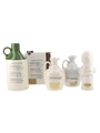 Assorted Robert Burns Ceramic Decanters Rutherford's - The Spirit Of Burns 5 x 5cl-40cl / 40%