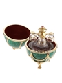 Faberge Art's Applied Craft Imperial Vodka Emerald Faberge Egg 70cl / 40%