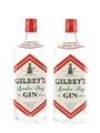 Gilbey's London Dry Gin Bottled 1980s 2 x 75cl / 40%