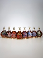 Courvoisier Collection Erte No 1 - 8  8 x 70cl & 75cl / 40%