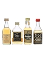 4 x Blended Whisky Miniatures 