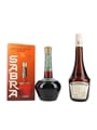 Sabra Chocolate Orange Liqueur & Hallelujah Brandy Bottled 1980s 2 x 75cl