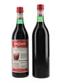 Cinzano Rosso & Rojo Vermouth Bottled 1970s 2 x 93cl / 16%