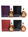 Courvoisier Collection Erte No 2,4,7 and 8  4 x 70cl & 75cl / 40%