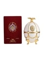 Faberge Art's Applied Craft Imperial Vodka White Faberge Egg 75cl / 40%
