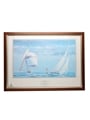 White Horse America's Cup 1987 Historic Moment - John Worsley 63cm x 46cm