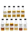 11 x Single Malt Scotch Whisky Cadenhead Miniature