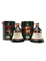 Bell's Christmas 1990 & 1991 Ceramic Decanters 75cl & 70cl