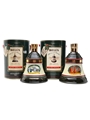Bell's Christmas 1990 & 1991 Ceramic Decanters  75cl & 70cl