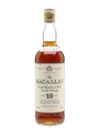 Macallan 10 Year Old Bottled 1980s 75cl / 40%