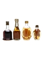 Spanish & Italian Brandy Vecchia Romagna, Sandeman, Alianca 4 x 3cl-5cl