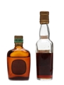Gilbey's Squadron Rum & Crock Of Gold Bottled 1950s 2 x 5cl / 40%