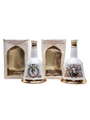 Bell's Ceramic Decanters Queen Elizabeth II 60th Birthday & Royal Wedding 2 x 75cl / 43%